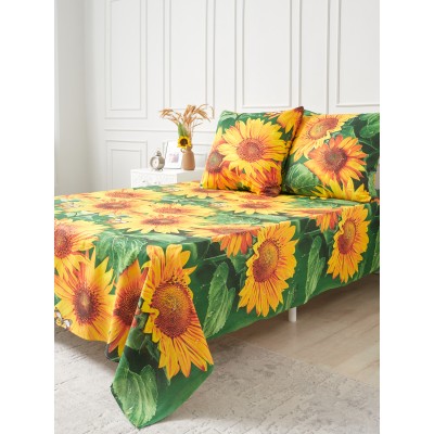 Простынь 1,5 спальная 150х215 Хлопок, Бязь. 2131